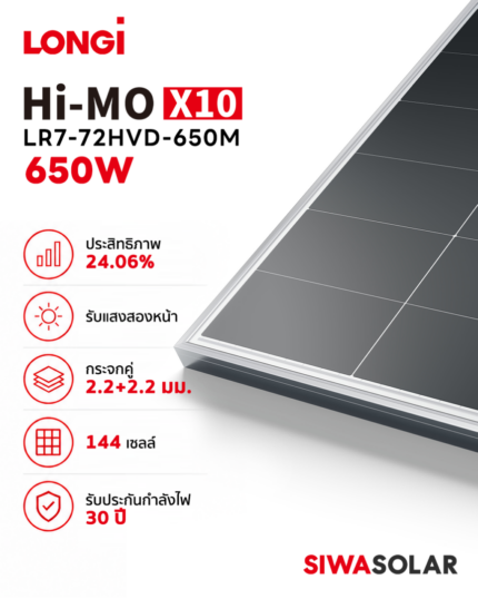 LONGi Hi-MO X10 LR7-72HVD-650M